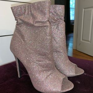 Cute fun sparkling booties